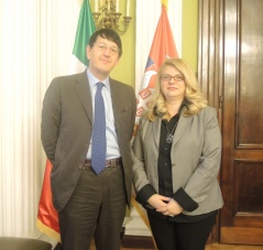 31 July 2015 The Committee on the Economy, Regional Development, Trade, Tourism and Energy in meeting with the Head of Italian Parliamentary Delegation to CEI